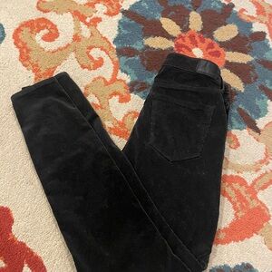 American Eagle Outfitters Black Skinny Corduroy Pants